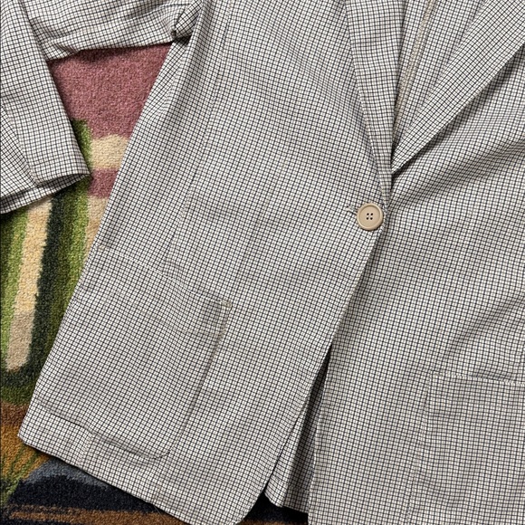 OVERSIZED BLAZER PLAID MAXX STUDIO - Picture 3 of 7